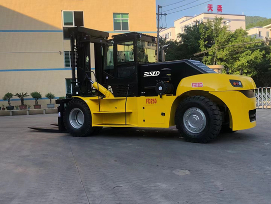 28 equipamentos pesados de 25 toneladas de Ton Forklift Truck For Lifting e recipientes pesados
