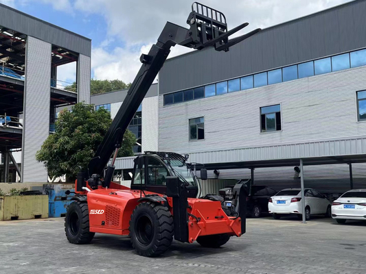 3,0 Ton Telescopic Boom Forklift With 10m que levanta a altura