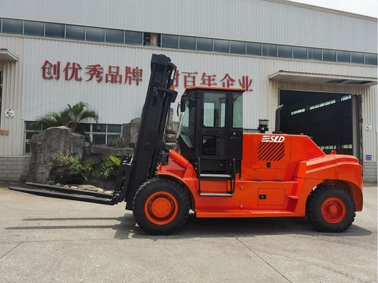 Carga nominal 16000 Kgs FD160 Empilhadeira de elevação pesada com motor Yuchai ou CUMMINS