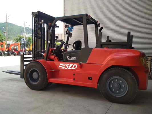 Mastro de FD120 3000mm que levanta 12000kgs 12 Ton Heavy Fork Lift Truck