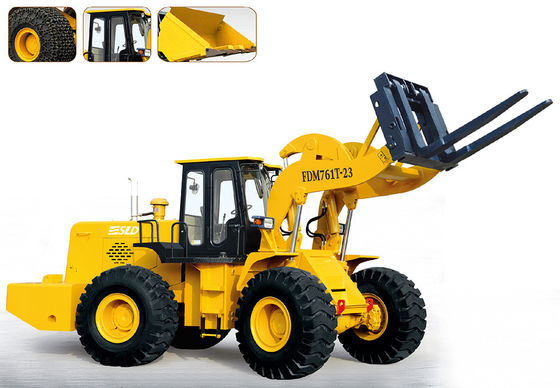 mastro de 175kw 3430mm 23 toneladas que levantam o carregador da empilhadeira do bloco
