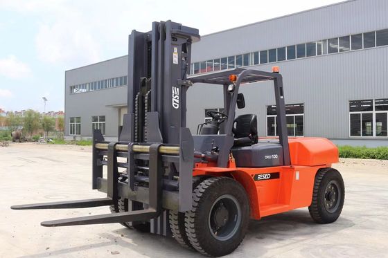 peso 10 Ton Forklift do serviço da carga avaliado 13000mm da altura 10000kgs do elevador de 3000mm