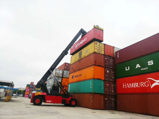 Cummins Engine 45 portos de transporte de Ton Container Reach Stacker For