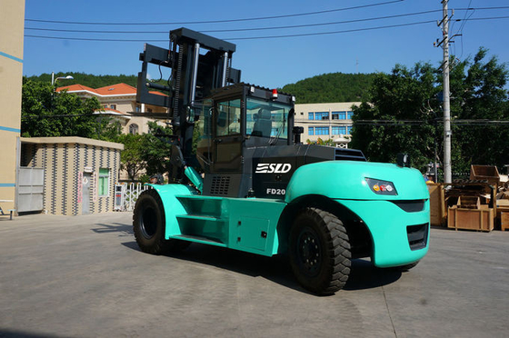 Empilhadeira pesada automática do elevador da transmissão 20T com Cummins Engine
