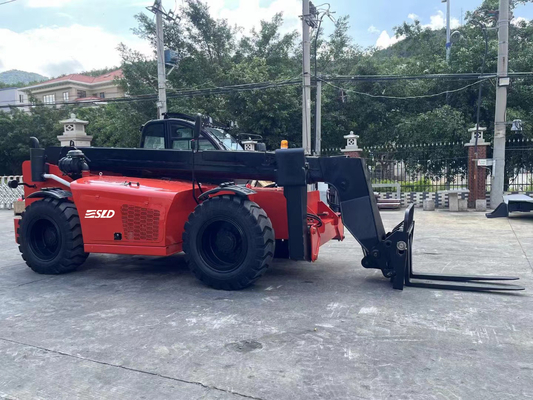 3,0 Ton Telescopic Boom Forklift With 10m que levanta a altura