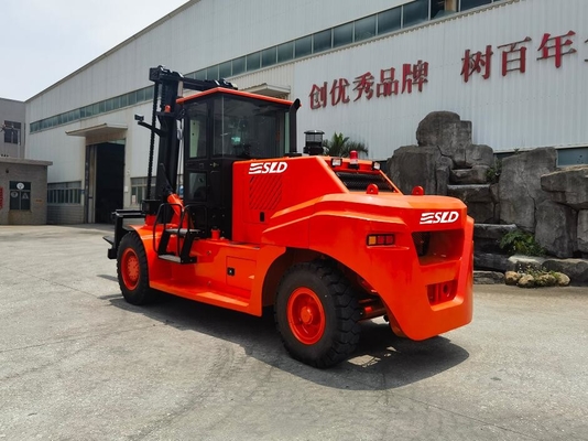 15 toneladas FD150 em empilhadeira pesada com 1800 mm de comprimento de garfo para manuseio eficiente