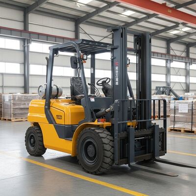 Empilhadeira de Carga Pesada Elétrica, Diesel ou a Gasolina - Projetada para Tarefas Robustas de Manuseio de Materiais Industriais