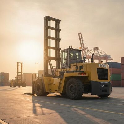 FD300 30 toneladas diesel caminhão de carga pesada Yuchai Motor 5.5g Mast Container Handling