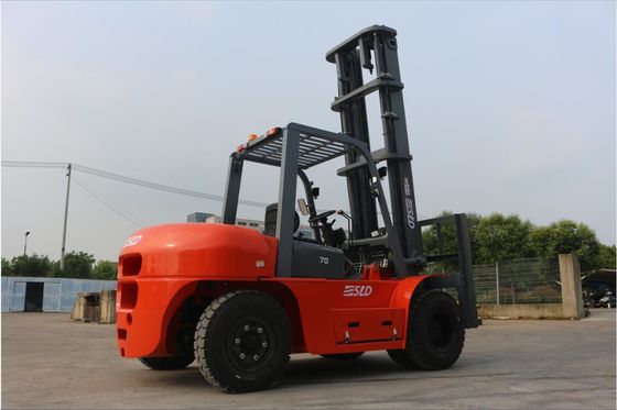 poder forte operado diesel 7 Ton Forklift da empilhadeira 7000kgs