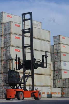 Alimentador vazio do recipiente da empilhadeira logística da jarda 9000kgs 9t