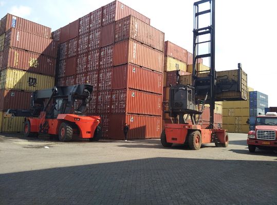 Alimentador vazio do recipiente da empilhadeira logística da jarda 9000kgs 9t
