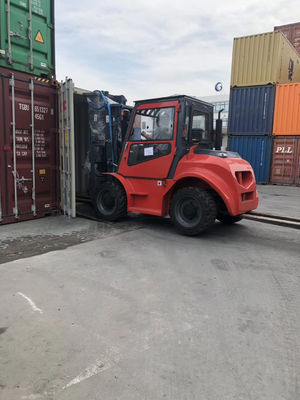 3000mm 4 soluções da empilhadeira da movimentação de quatro rodas 3.5T 3500kgs 4X4