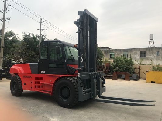 O diesel do elevador do recipiente operou o caminhão de 16 Ton Heavy Lift Forklift For