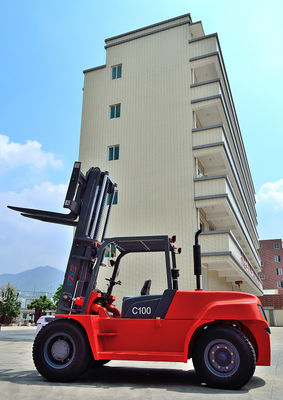 caminhão de empilhadeira diesel do transporte de materiais FD100 10t de 3000mm