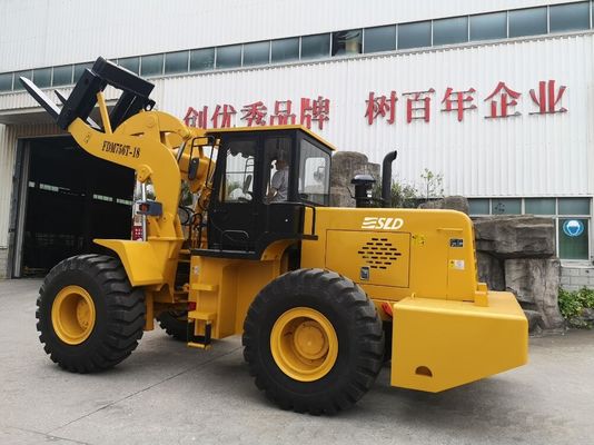 Forquilha à prova de chama da bobina de Front End Loader With Steel da empilhadeira 18T