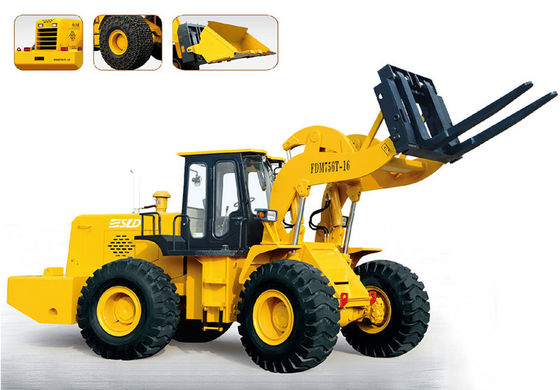 16t Front End Forklift Wheel Loader para segurar o mármore