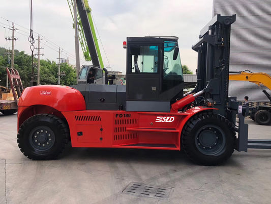 Empilhadeira pesada do elevador de CPCD180 18t 3.5m com deslocamento do lado do Positioner