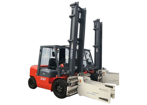 Mastro 4 Ton Diesel Forklift Truck do motor 3000mm de Mitsubishi