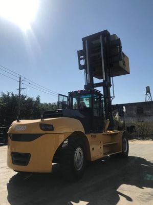 Recipiente material que segura a empilhadeira pesada 25t 28 Ton Electronic Powershift do elevador