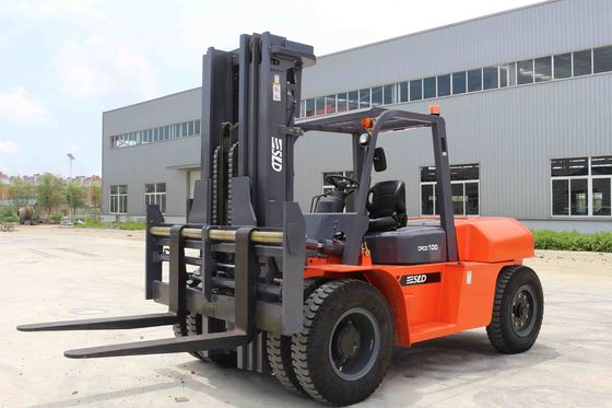 Axle Diesel Forklift Truck Rated de condução resistente carrega de 10 toneladas