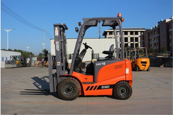 caminhão de empilhadeira 1800kgs elétrico pequeno com comprimento 1070mm da forquilha