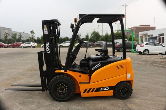 Carga industrial de Mini Electric Forklift 2000kgs com pneumático pneumático