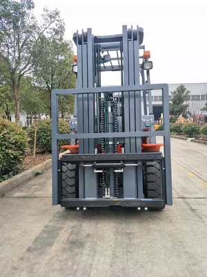 Transmissão hidráulica 4800mm 3 mastro livre completo da fase de Ton Diesel Forklift With 3
