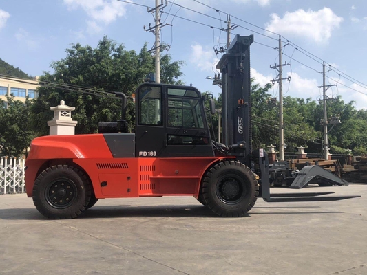 Motor do OEM 16 Ton Diesel Forklift Truck With Yuchai